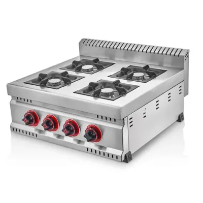 Газовая плита 4-х конфорочная Silver мод. 2907-PR
