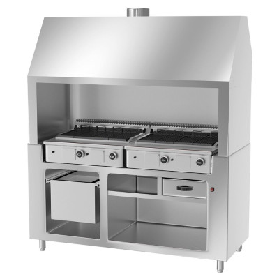 Газовый гриль -1,76м GGM Gastro HKGE1800E#2#GGE800