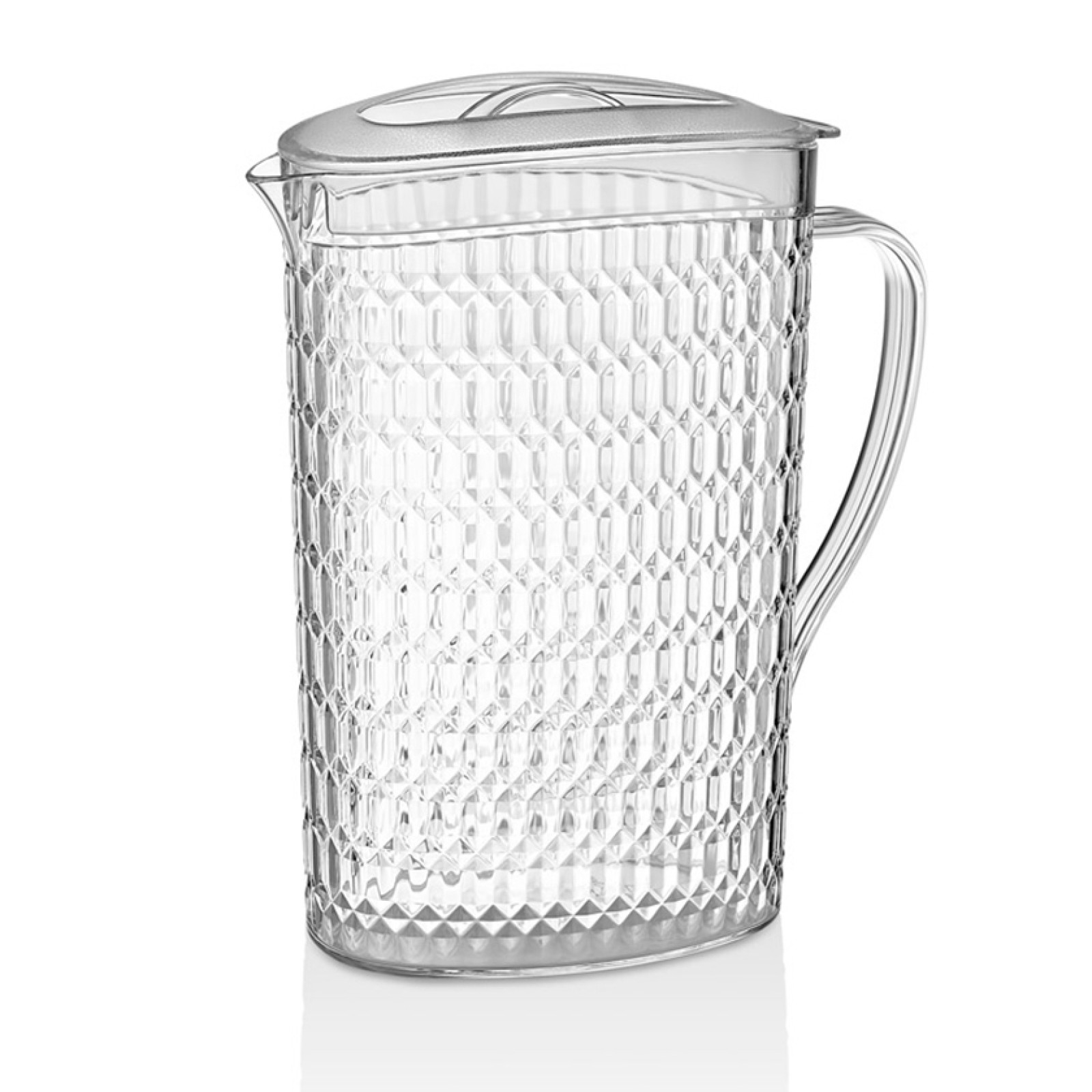 Графін з полікарбонату, 2,2 л (алмазний) GSRH--0001 Gastro Plast PC Прозорий