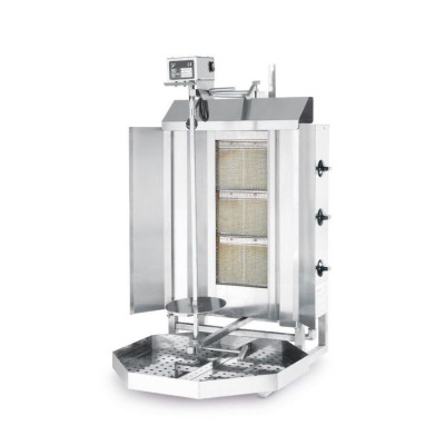 Гриль для шаурмы Hendi 143087 Profi Line, газовый - 3 горелки
