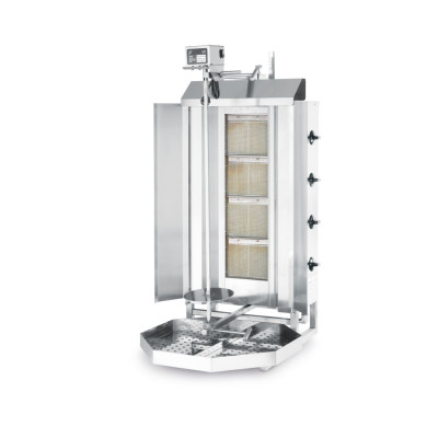 Гриль для шаурмы Hendi 226001 Profi Line, газовый - 4 горелки