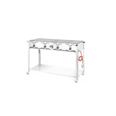 Гриль газовый Hendi 154908 Master Quattro 1270x525x(H)840 мм, 22 кВт