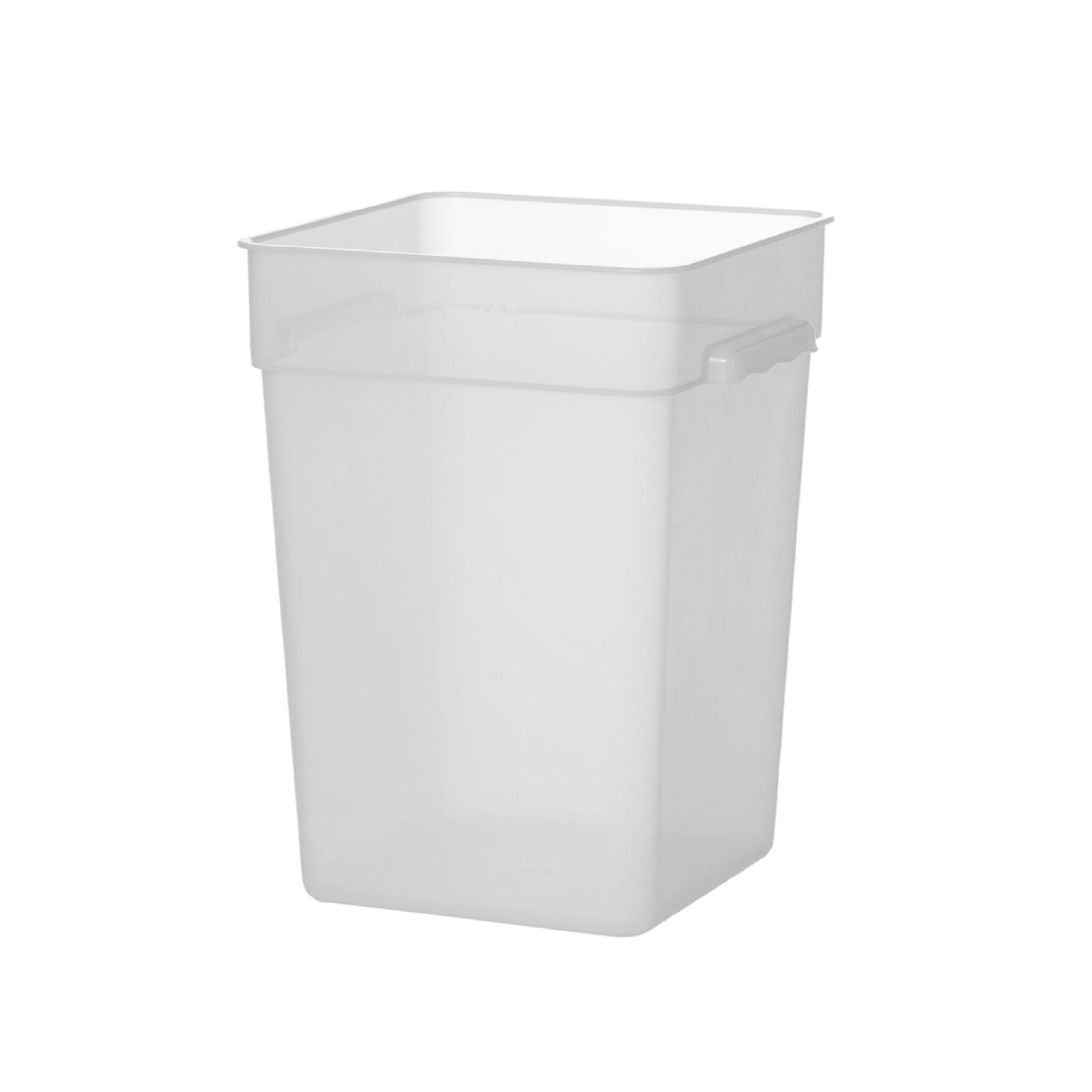 Харчовий контейнер з роздільником, HENDI, 20,8L, 290x290x(H)400mm 870969 Hendi