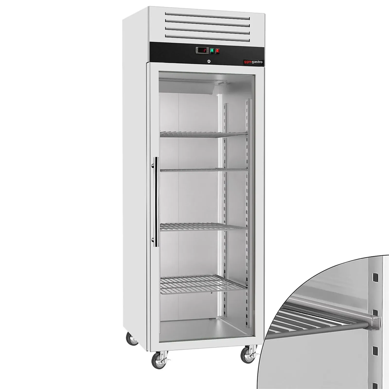 Холодильный шкаф из нержавеющей стали ECO GGM-Gastro KG700GND