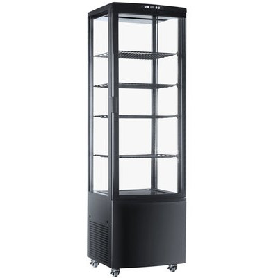 Холодильная витрина HURAKAN HKN-UPD238B BLACK