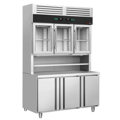 Холодильная витрина с горкой холодильная GGM-Gastro KKC3T7