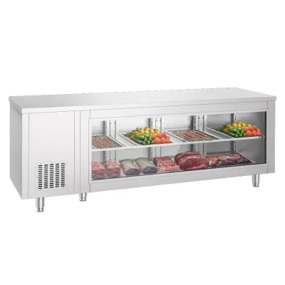 Холодильный стол для напитков - 2,3 x 0,7 m GGM Gastro KTGFF237D