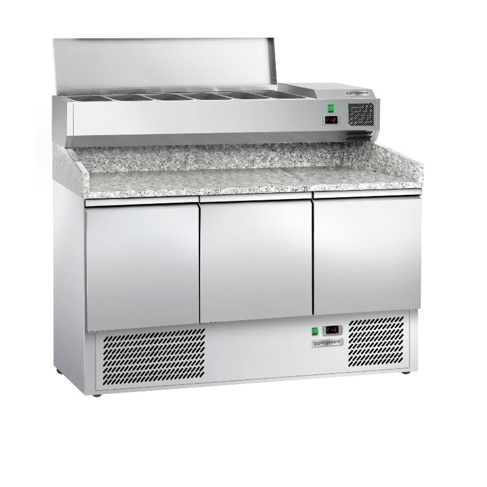 Холодильный стол для пиццы ECO 1,4 m x 0,7 m GGM Gastro POG147ND#AGG143END#07
