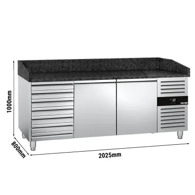 Холодильний стіл для піци PREMIUM GGM Gastro POS208SSG