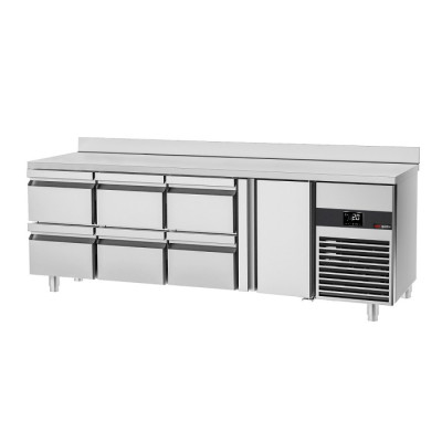 Холодильный стол GGM Gastro KTF227AND-EF#1T#6S