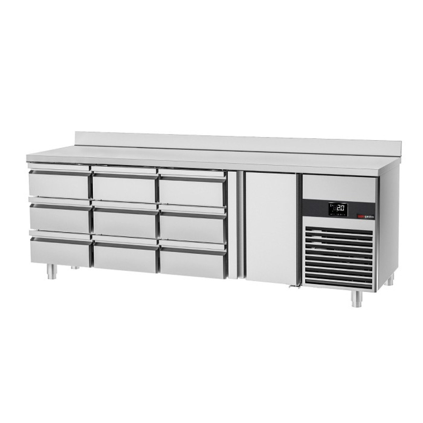 Холодильный стол GGM Gastro KTF227AND-EF#1T#9S