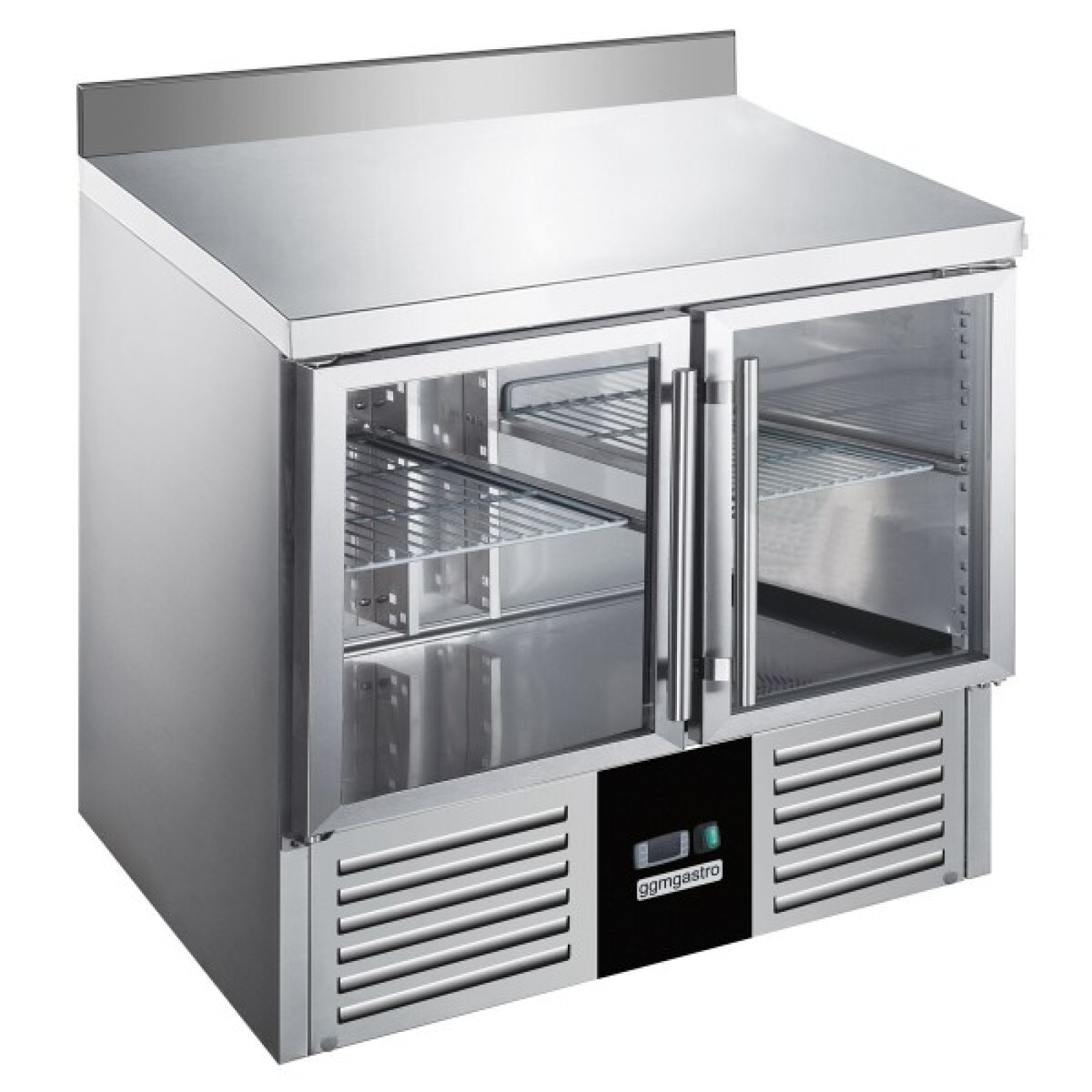 Холодильный стол с бортом PREMIUM - 0,9 x 0,7 m GGM Gastro SAG97EAND#2GT
