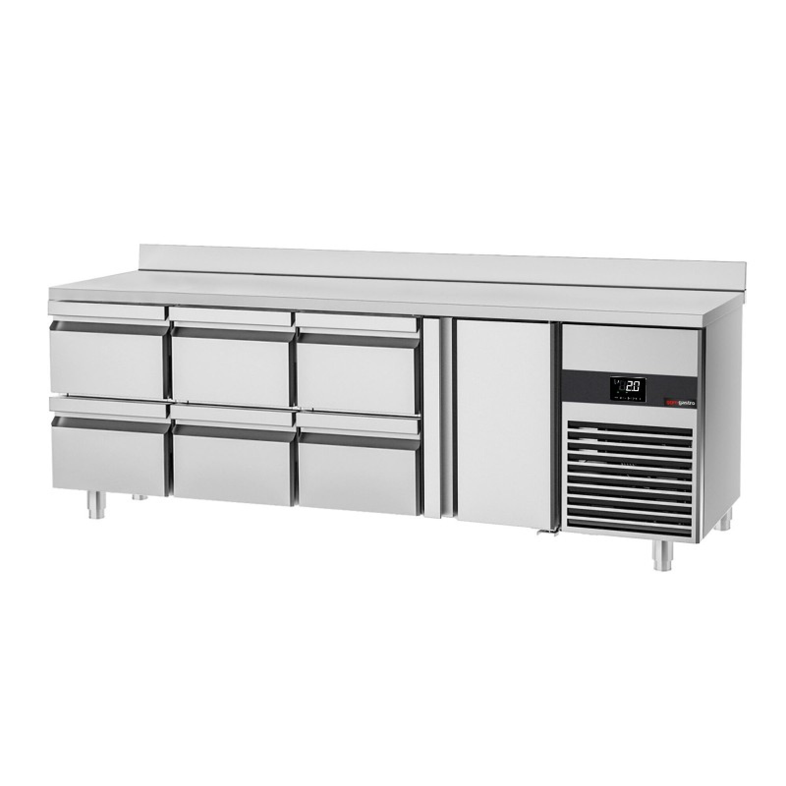 Холодильный стол PREMIUM GGM Gastro KTF227AND-EF#1T#6S