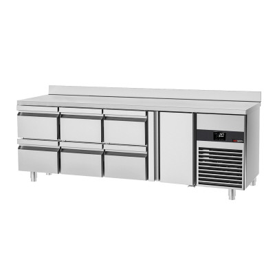 Холодильный стол PREMIUM GGM Gastro KTF227AND-EF#1T#6S