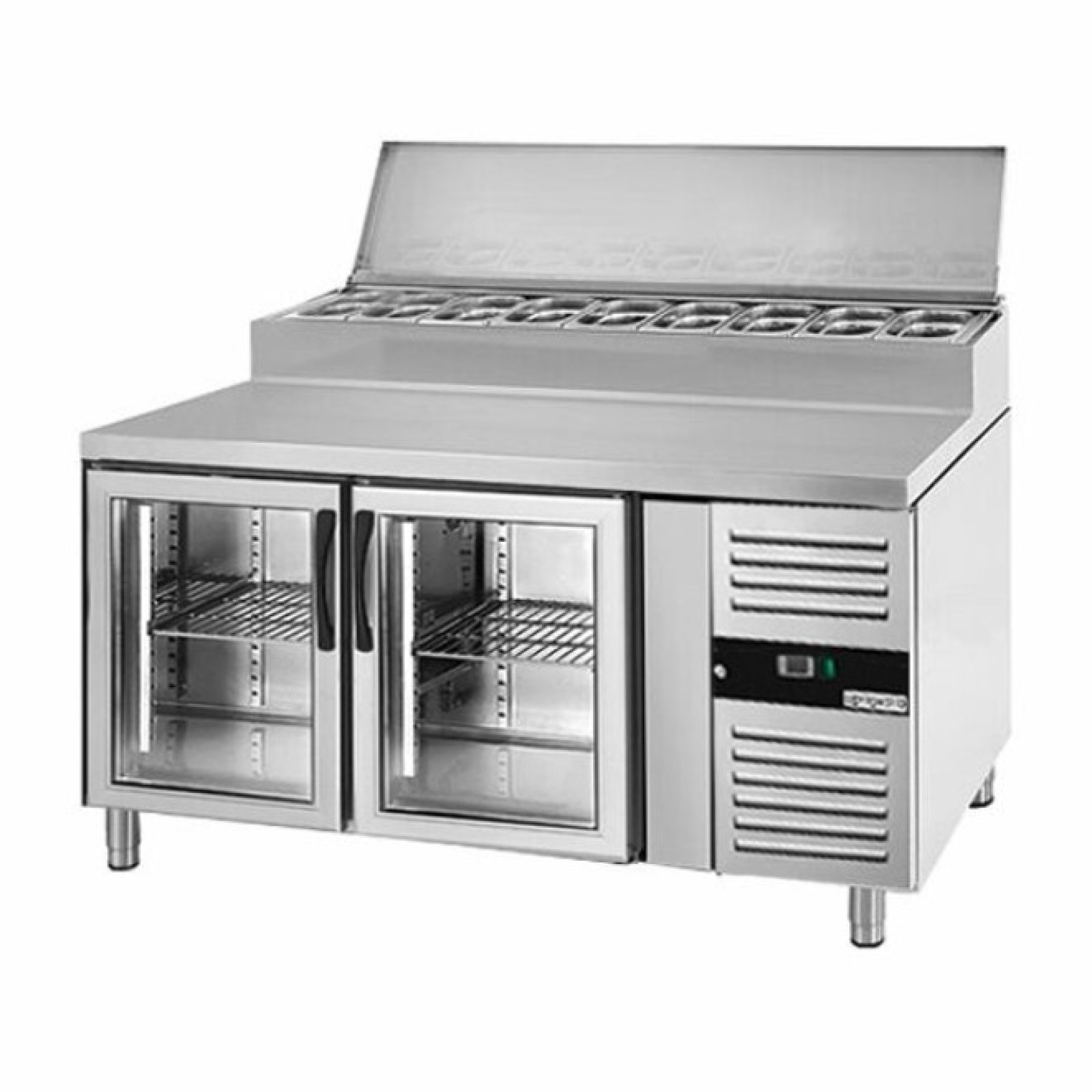 Холодильний стіл саладетта GGM Gastro ZBG157ND#2G