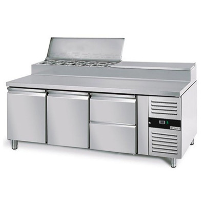 Холодильный стол саладетта GGM Gastro ZBG207ND#SBS1212