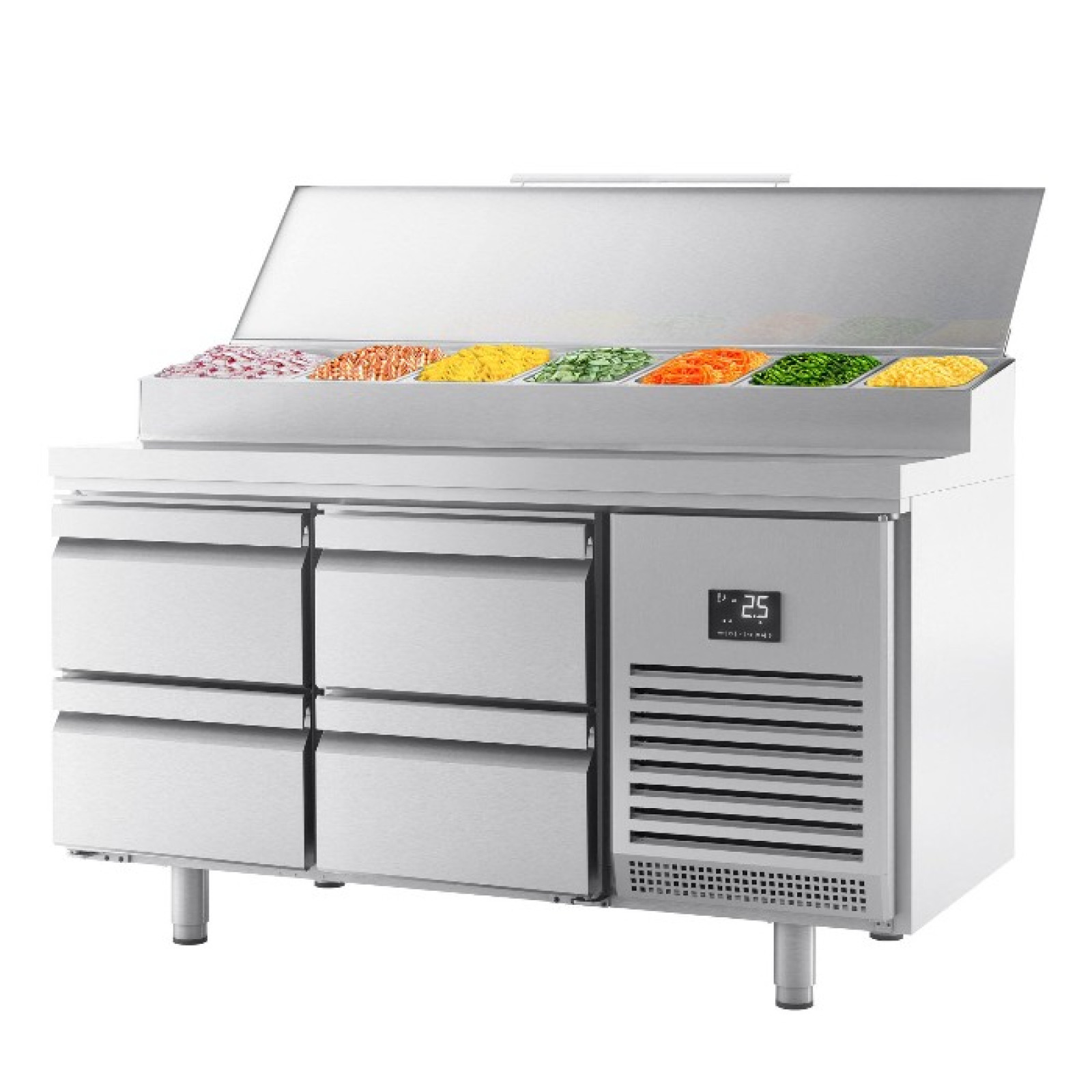 Холодильний стіл саладетта GGM Gastro ZTI157#2#7SBI1212