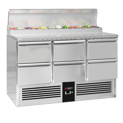 Холодильный стол саладетта PREMIUM GGM Gastro SAG147AND#3#SBG1212