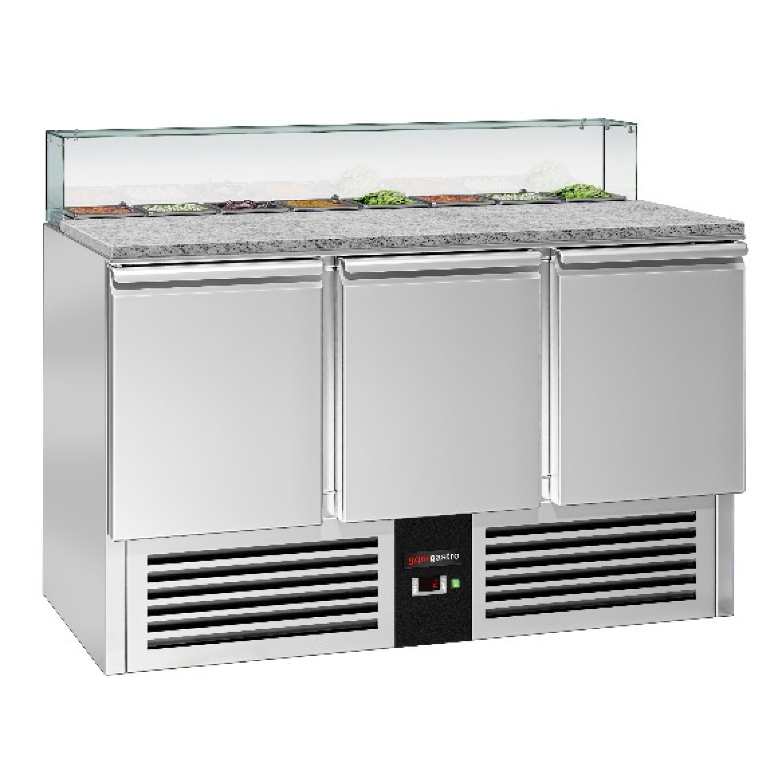 Холодильний стіл саладетта PREMIUM GGM Gastro SAG147OG#GSG147E