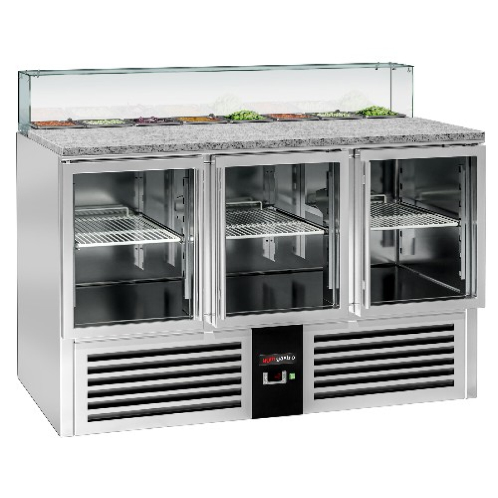 Холодильний стіл саладетта PREMIUM GGM Gastro SAG147OG#GSG147E#GT