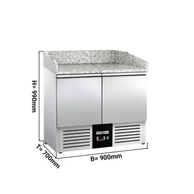 Холодильный стол с бортом PREMIUM 0,90 m x 0,70 m GGM Gastro POG97ND