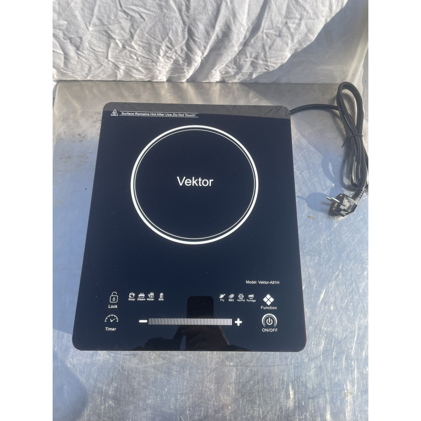 Индукционная плита Vektor LS-A81H 3000W без импульсного режима