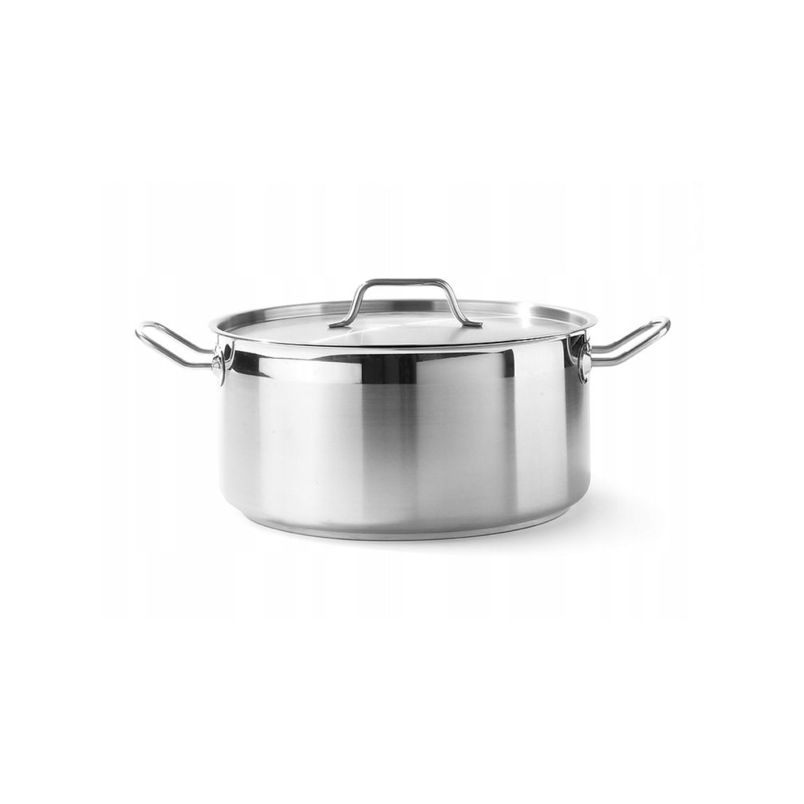Каструля низька з кришкою Profi Line, 12 л, Ø320x(H)150 мм 830604 Hendi Aluminium;18/0 Stainless steel;18/10 Stainless steel