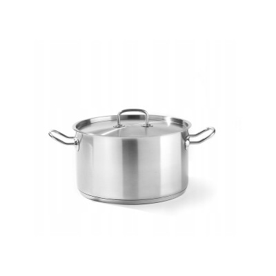 Каструля середня з кришкою Kitchen Line, 9 л, Ø280x(H)155 мм 836408 Hendi