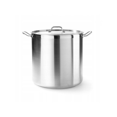 Каструля висока з кришкою Profi Line, 50 л, Ø400x(H)400 мм 832806 Hendi Aluminium;18/0 Stainless steel;18/10 Stainless steel