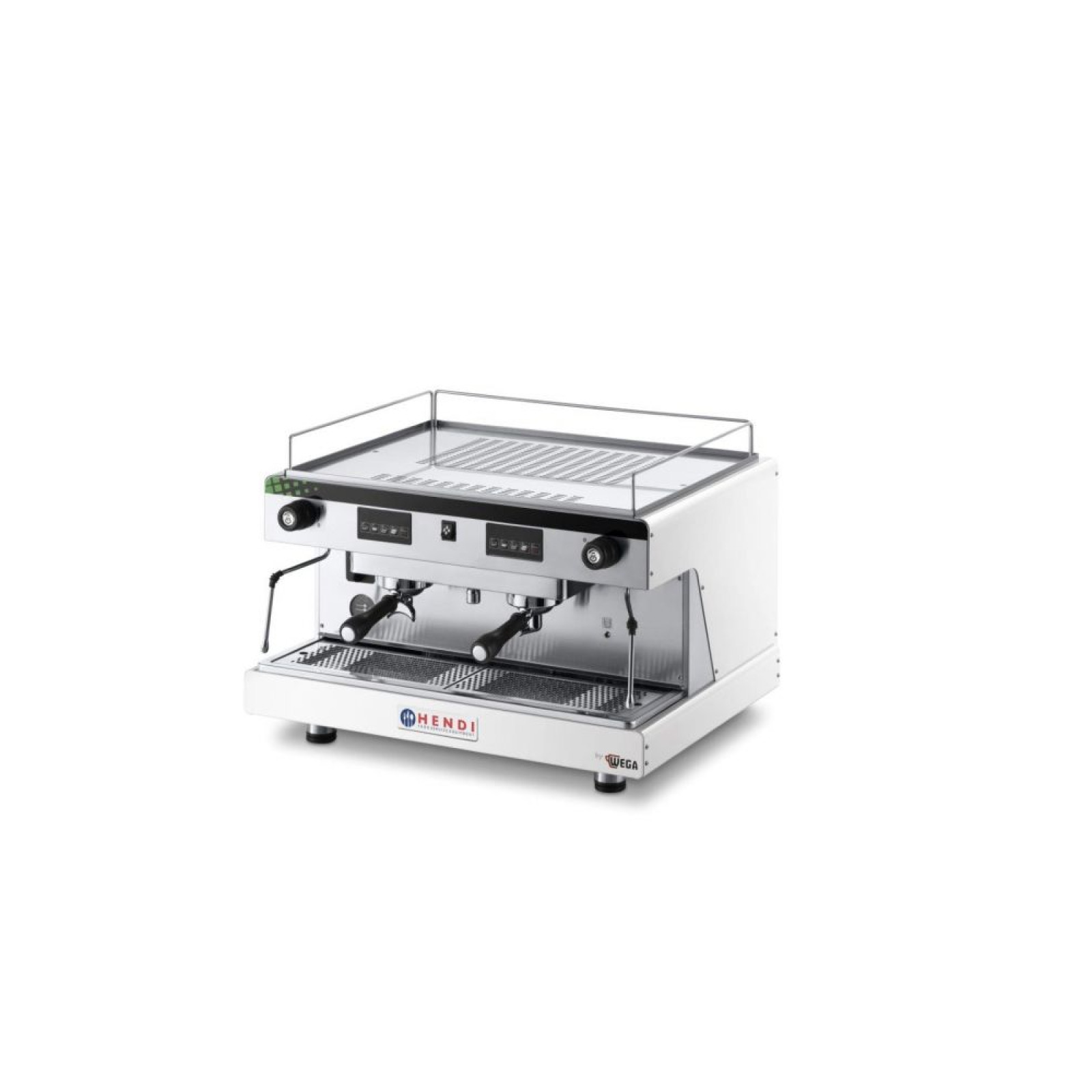 Кофемашина Hendi Top Line By Wega – 2 группы, электронная, белая