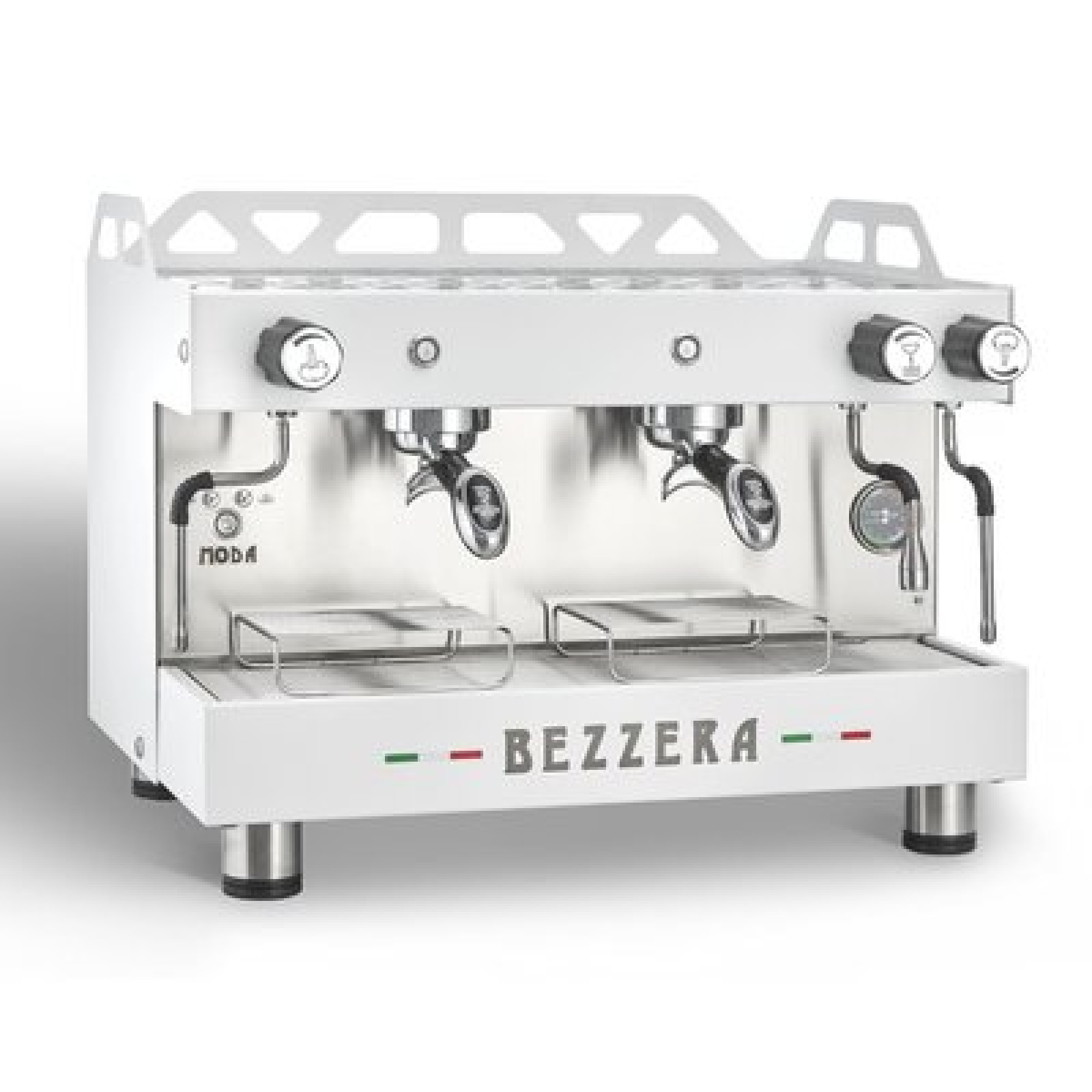КОФЕВАРКА BEZZERA Двухпостовая полуавтоматическая MODA PM/WHITE
