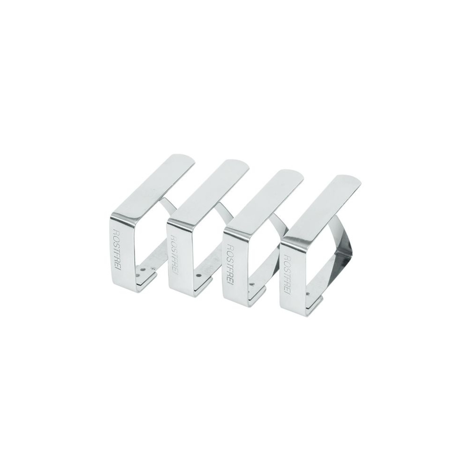 Кліпси для скатертини, компл. 4 шт., 50x40 мм 444023 Hendi 18/0 Stainless steel