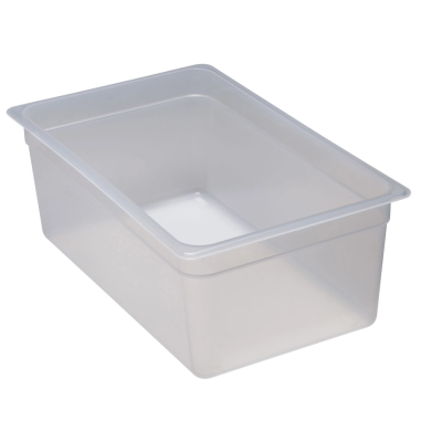 Контейнер GN 1/1 прозорий поліпропілен., Cambro, GN 1/1, 25,6L, Transparent, 325x530x(H)200mm 18PP190