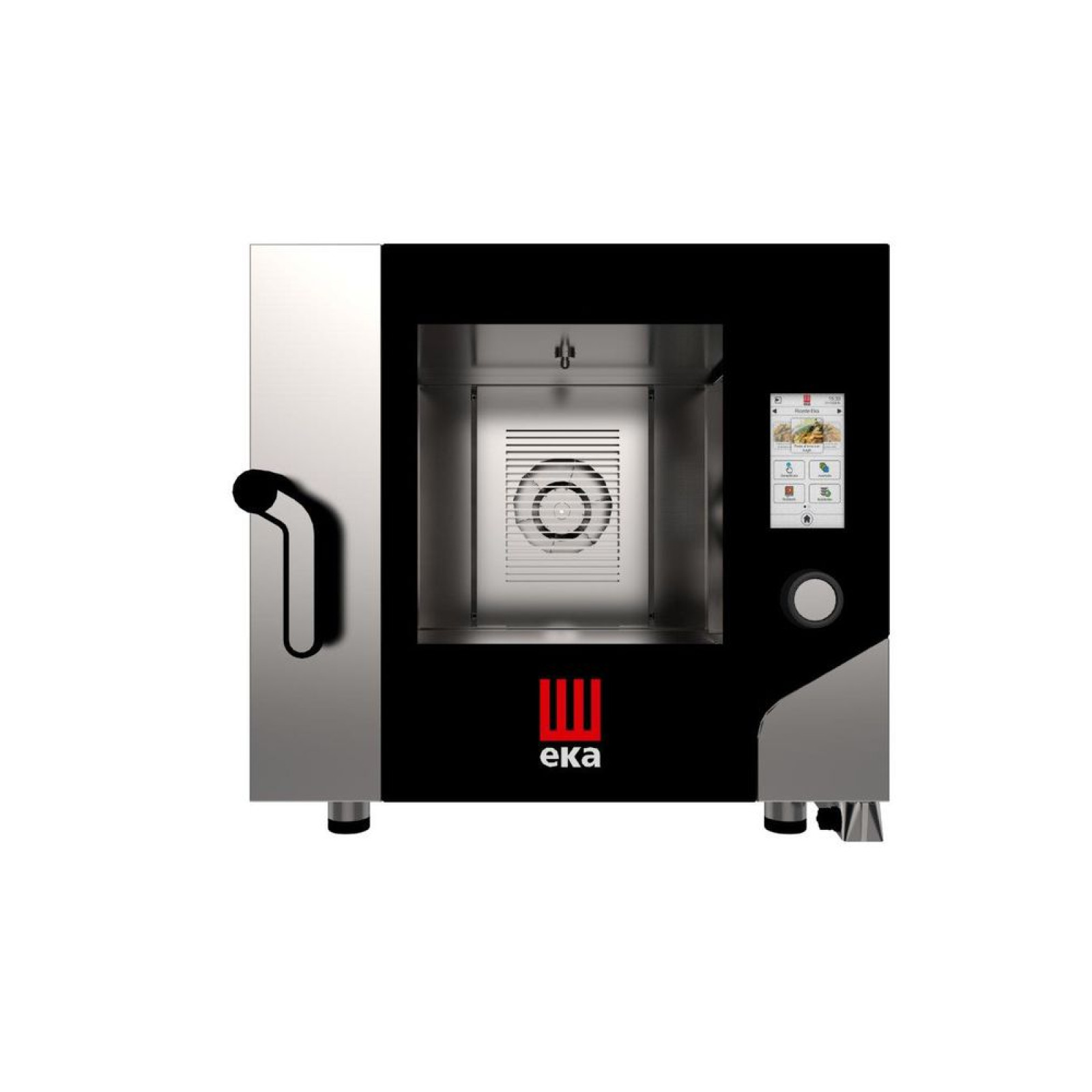 Конвектомат - Піч конвекційна парова Hendi MKF511TS Millenial Touch Screen Gastro для гастрономії з системою миття 5x GN 1/1, електрична, з електронним управлінням