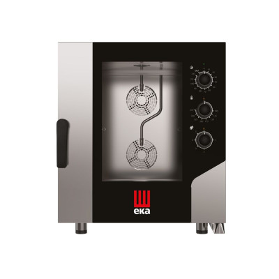 Конвектомат - Печь конвекционная паровая Hendi MKF711S Smart Gastro для общепита электрическая, с электромеханическим управлением 7x GN 1/1