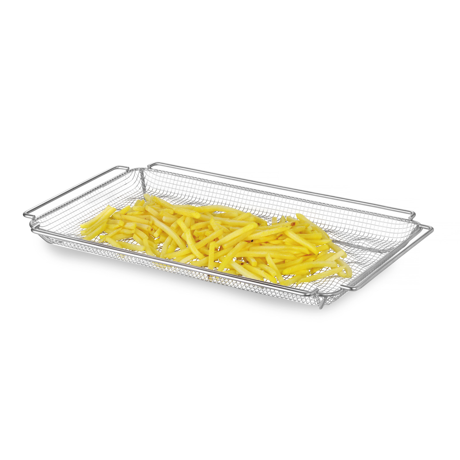Кошик для духової шафи для картоплі-фрі, хвилястий, GN 1/1, 530x325x(H)40мм 808818 Hendi 18/10 Stainless steel