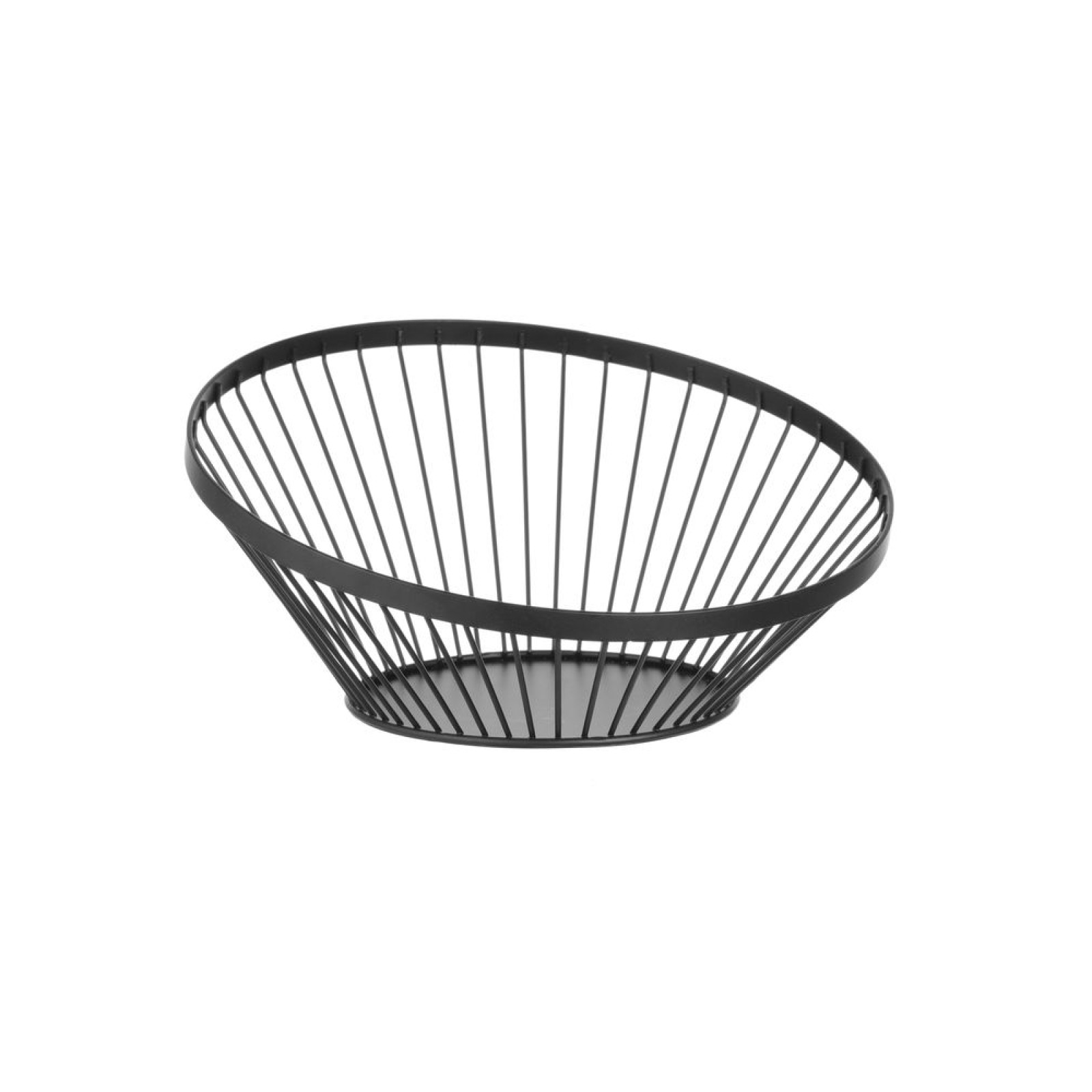 Кошик для фруктів чорний - ø280x(H)130 mm 427088 Hendi