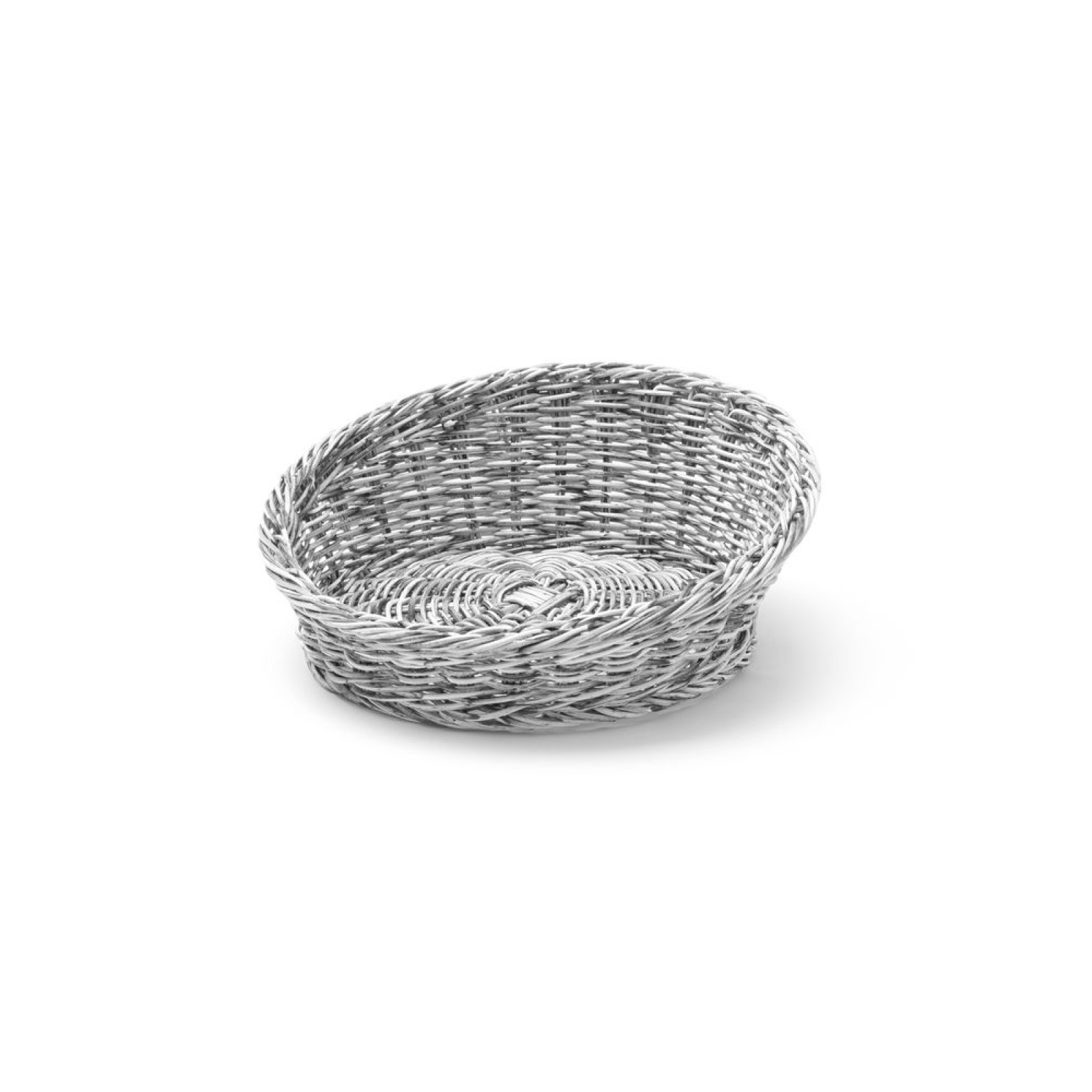 Кошик для хліба із закругленими кутами - сірий - ø310x(H)120 mm 426562 Hendi
