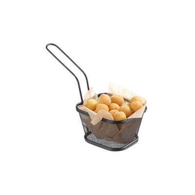 Кошик - мініатюра - нерж.сталь із чорним покриттям 130x115x(H)80 mm 425695 Hendi Stainless steel
