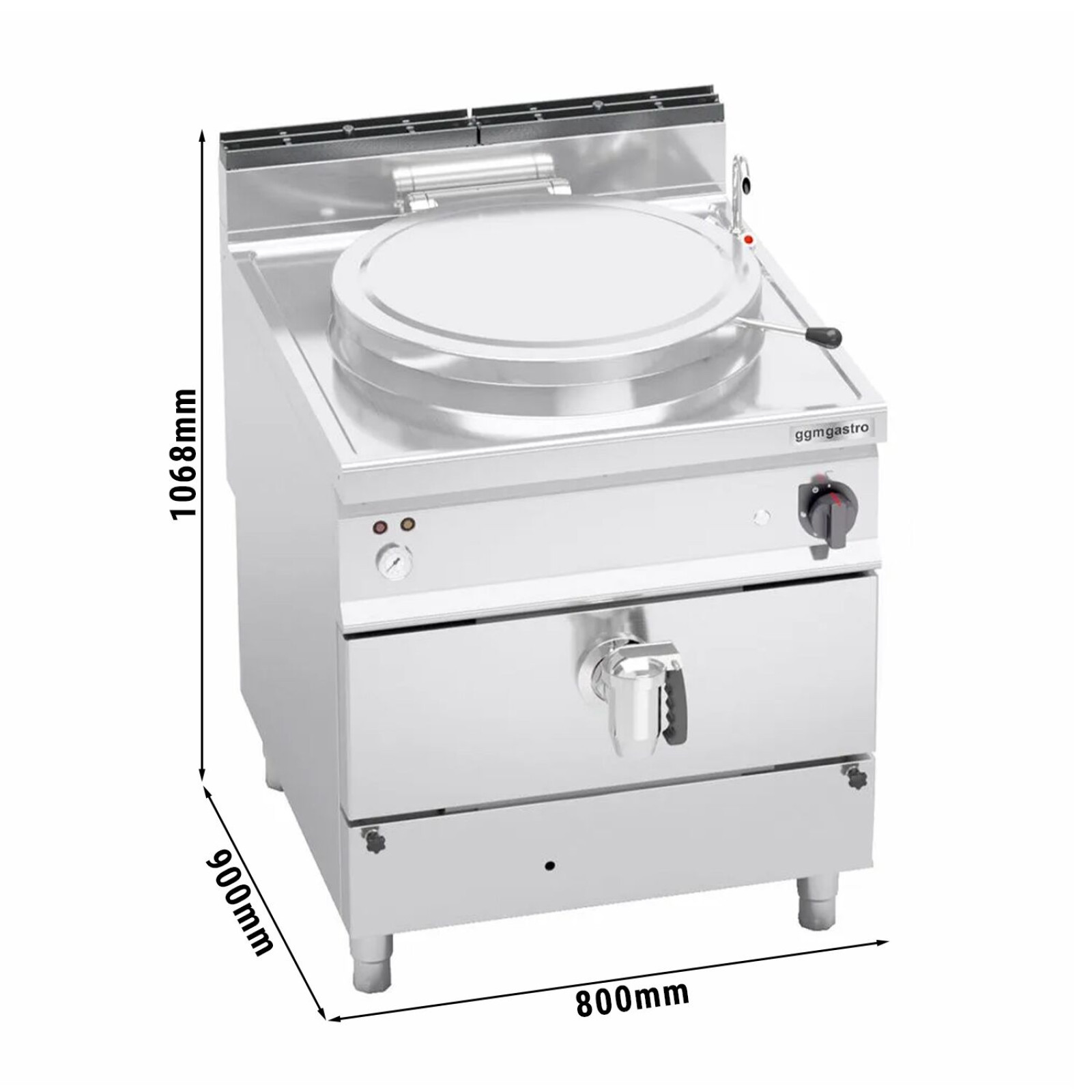 Котел пищеварочный газовый GGM Gastro GKB899HI150