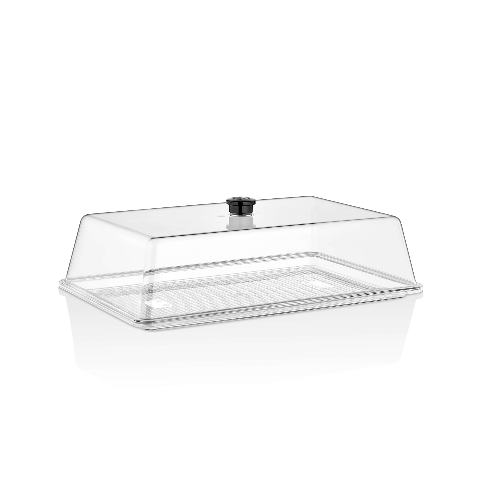 Крышка-купол 420х270, совместимая с GFT--0017BL GF--0017 Gastro Plast PC Прозрачный