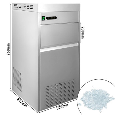 Льдогенератор - 100 кг / 24ч GGM Gastro EFBH569