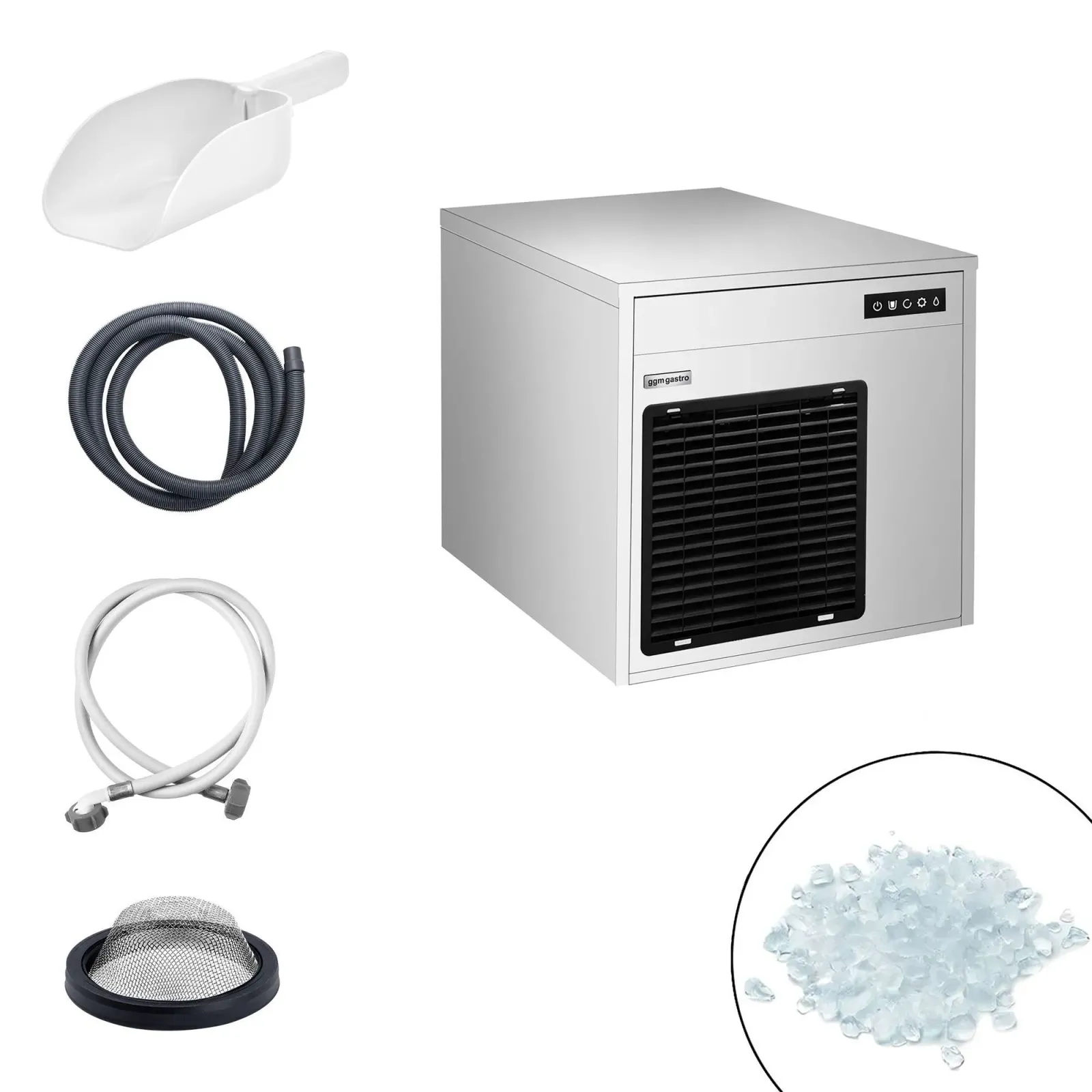 Льдогенератор хлопьевидного льда GGM-Gastro FEI220N