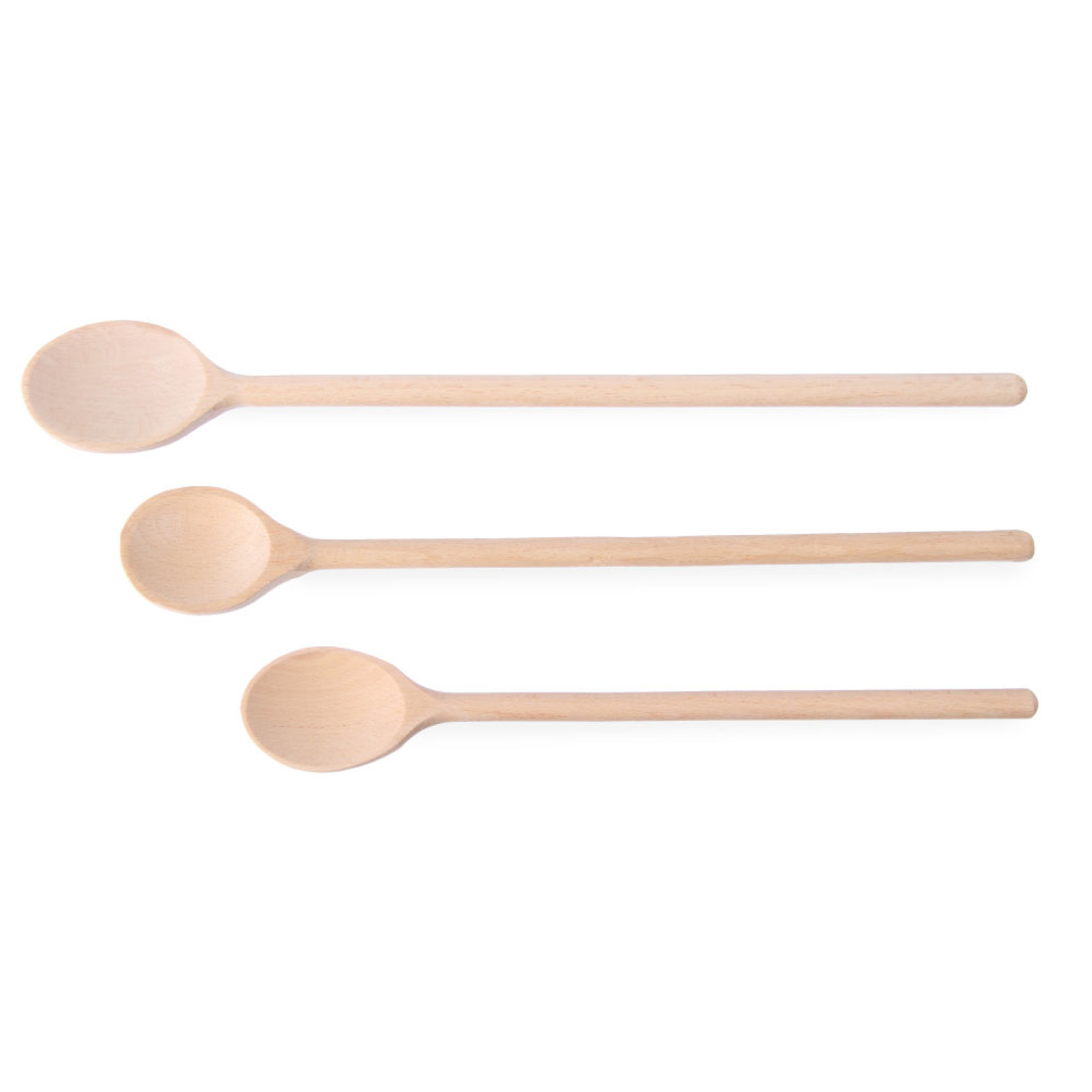Ложка деревянная, 300-350-400 мм 525005 Hendi Beech wood