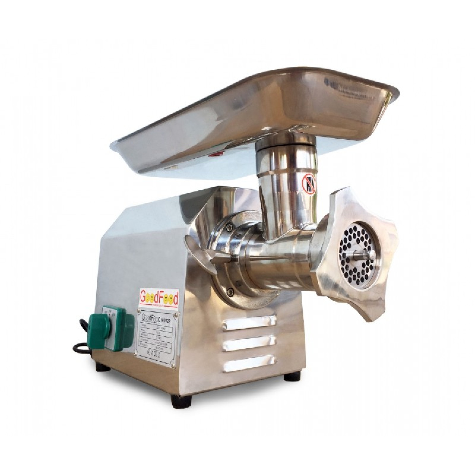 Мясорубка профессиональная GoodFood MG12R Reverse мотор медный горловина из нержавеющей стали