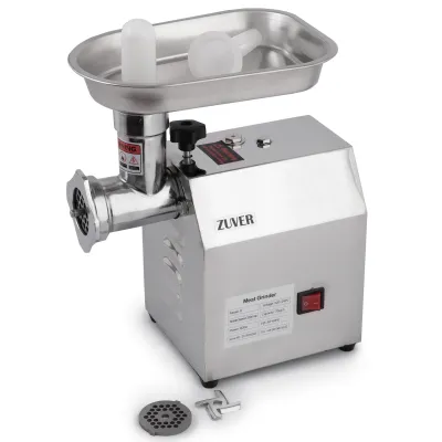 М'ясорубка професійна ZUVER 8 Grinder Profi Budget 600W мотор алюміній горловина зі сталі