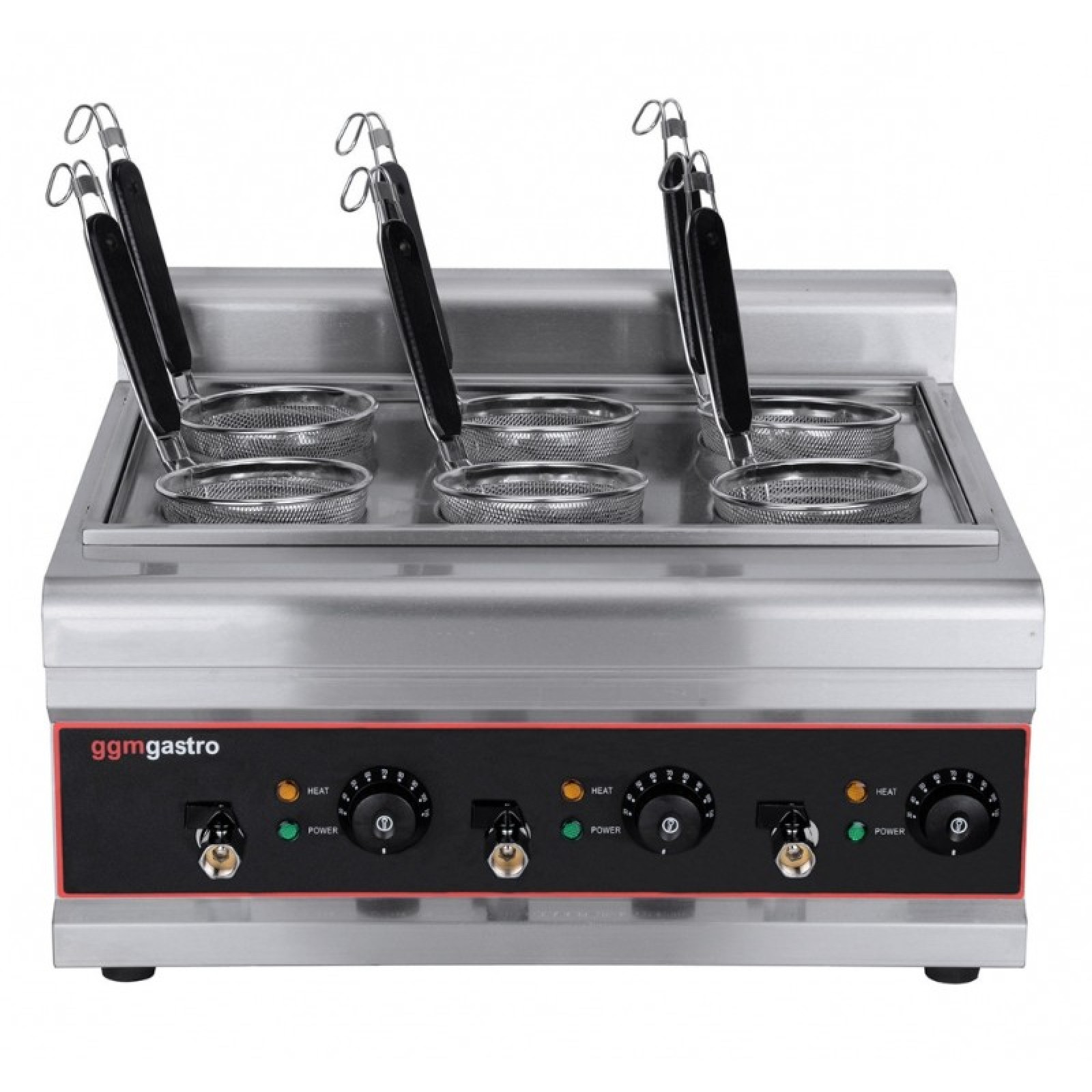 Макароноварка с 6 ситами GGM Gastro NKJ6