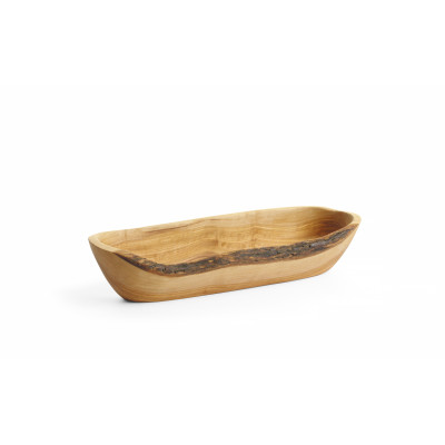 Миска із оливкового дерева, овальна, 300x95x(H)60мм 505342 Hendi Olive wood