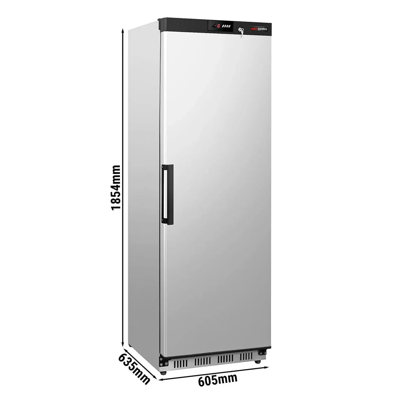 Морозильна шафа складського типу з нержавіючої сталі PREMIUM 400 GGM GASTRO TKSS400HN - 3