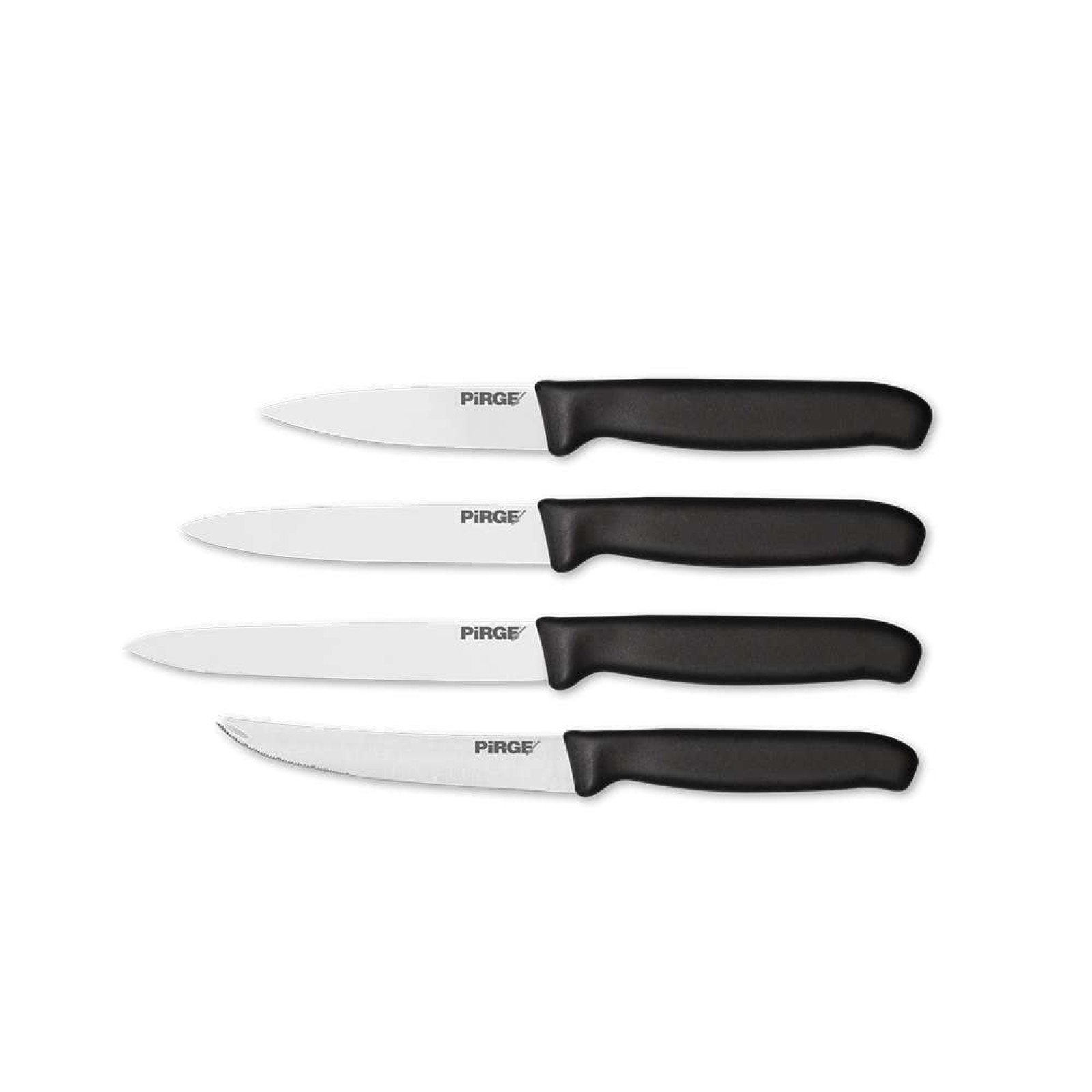Набор ножей GASTRO PMG, 4шт, черный PRG41114-01 Pirge